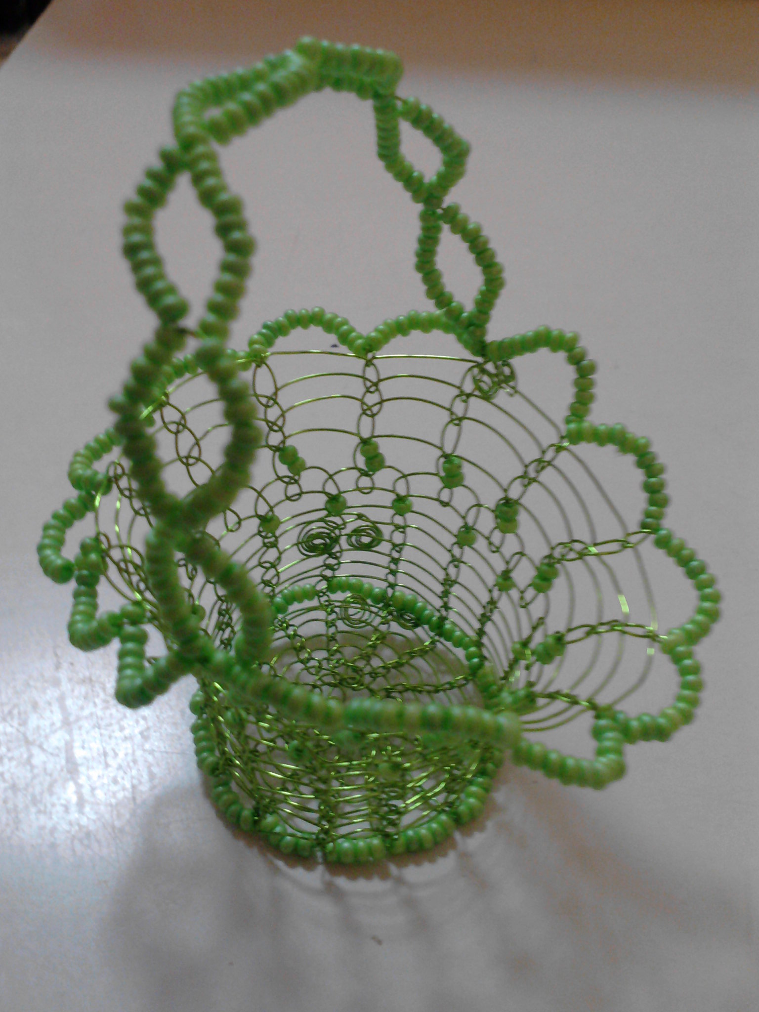 drátkovaný košíček 2